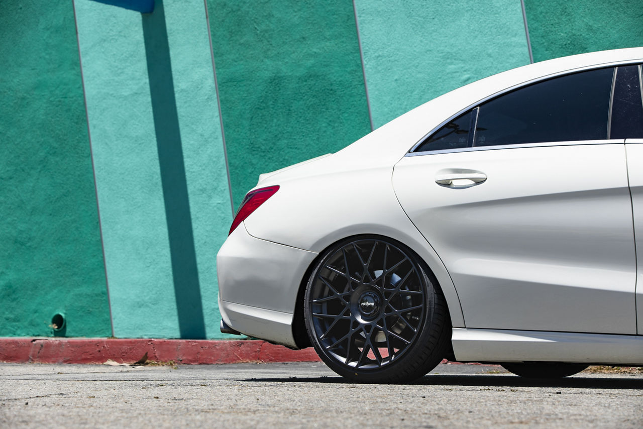 2020 Mercedes-Benz CLA250 - Rotiform BLQ-C - Black | Wheel Pros